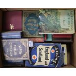 A collection of hardback books on UK travel and topography, including Batsford guides with d.w.s.,
