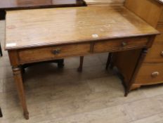 A Victorian mahogany side table W.102cm