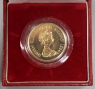 A Royal Mint Hong Kong 22ct gold Lunar Year $1000 coin, Year of the Rat, 1984, in sealed