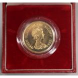 A Royal Mint Hong Kong 22ct gold Lunar Year $1000 coin, Year of the Rat, 1984, in sealed