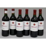 6 bottles of Bordeaux font agnac