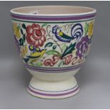 A Poole pottery jardiniere H.22cm.