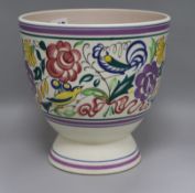 A Poole pottery jardiniere H.22cm.