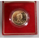 A Royal Mint Hong Kong 22ct gold Lunar Year $1000 coin, Year of the Rabbit, 1987, in sealed