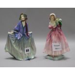 A Royal Doulton figure Sweet Anne HN1318 and New Bonnet HN1728