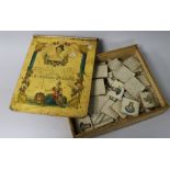 Historical Portraits of the Kings & Queens puzzle with map and box