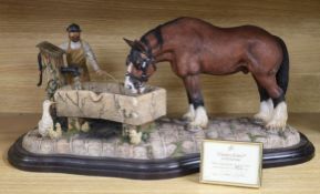 A Country Artists group limited edition figure group 'Well Earned Break' width 54cm height 24cm