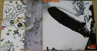 3 Plum Label Led Zeppelin LPs, VG+/VG+ condition Led Zeppelin 1, Led Zeppelin 3, Led Zeppelin 4 (