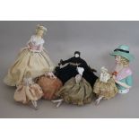 A collection of pin dollies