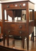 A Regency mahogany commode W.54cm