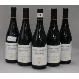 Five bottles of Cotes du Rhone, 2016