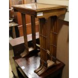 A nest of four satinwood tables W.51cm