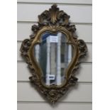 A pair of gilt mirrors W.34cm.