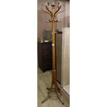 A bentwood hat stand W.47cm