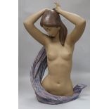 A Lladro figure of a nude torso height 58cm