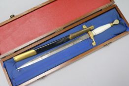 A cased dagger