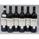 Six bottles of Chateau Guyon la Roseraie