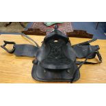 An American horse saddle