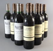 Eight bottles of Chateau Monbousquet, St. Emilion Grand Cru, 1998 and two bottles of Chateau