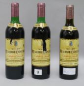 Three bottles of Martinez Locuesta Reserva Rioja 1962