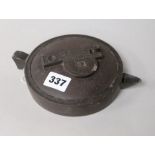 A late 19th Century Chinese slate ink palette modelled as a teapot