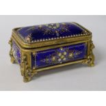 A 19th century enamel box