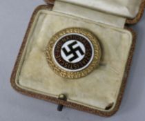 A German Gold Party badge