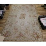 A small Aubusson style rug 150 x 250cm