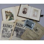 A quantity of mixed ephemera, autographs, etc,