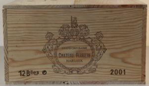 A case of twelve bottles of Chateau Ferriere, Margaux, 2001.