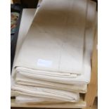 A collection of nine French Provincial sheets