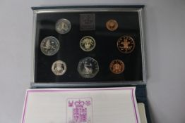 A UK proof coin collection