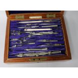 A late Victorian set of drawing instruments