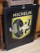 An Art Metal 'Michelin' industrial style cupboard W.61cm