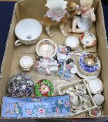 A collection of miniature ceramics
