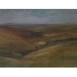 Ken Hildrew (1934-), 5 watercolours and a charcoal sketch, views of Exmoor