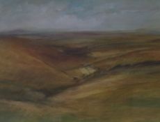 Ken Hildrew (1934-), 5 watercolours and a charcoal sketch, views of Exmoor