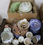 A quantity of mixed tea and dinner ware, etc