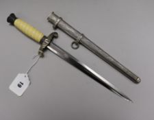 A WWII German army officer's dagger, (a.f.)