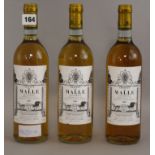 Three bottles of Chateau de Malle Sauternes 1981