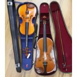 Two child's violins