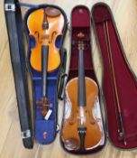 Two child's violins