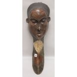 An African wood mask