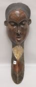 An African wood mask