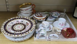 A quantity of mixed 19th century and 20th century ceramics