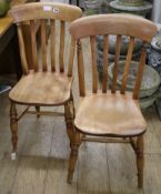 Four farmhouse kitchen chairs