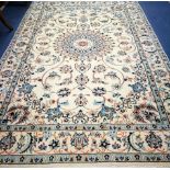 A Nain carpet 290cm. x 142cm.