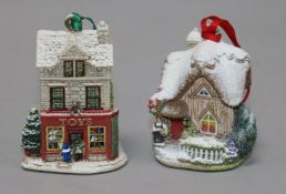 Fifteen Lilliput Lane Christmas-related models, boxed, most with certificates