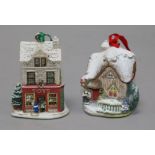 Fifteen Lilliput Lane Christmas-related models, boxed, most with certificates