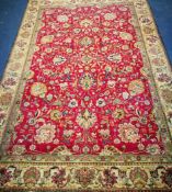 A Tabriz carpet 280cm. x 180cm.
